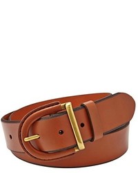 Fossil Leather Covered Buckle Belt