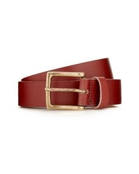 Topman Brown Leather Belt