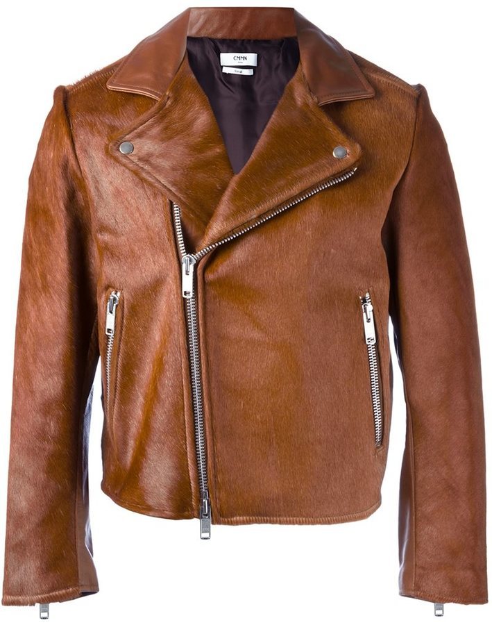 Cmmn Swdn Cropped Biker Jacket, $1,300 | farfetch.com | Lookastic