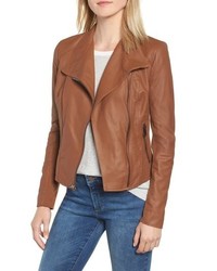 Andrew Marc Marc New York By Felix Stand Collar Leather Jacket