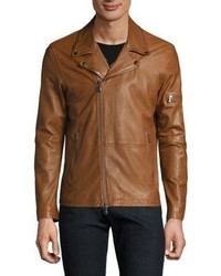 John Varvatos Star Usa Leather Moto Jacket