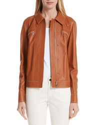 Lafayette 148 New York Kesha Leather Jacket