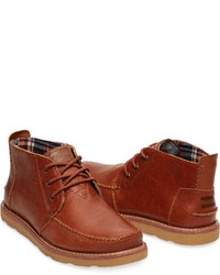 Toms Brown Leather Chukka Boots
