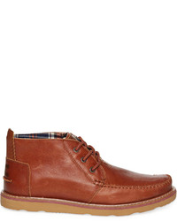 Toms Brown Leather Chukka Boots
