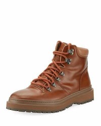 Brunello Cucinelli Calf Leather Hiking Boot
