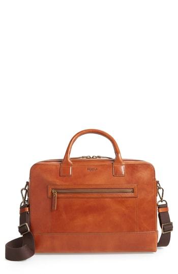 shinola leather briefcase