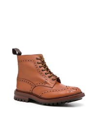 Tricker's Antique Brogue Leather Boots