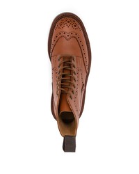 Tricker's Antique Brogue Leather Boots