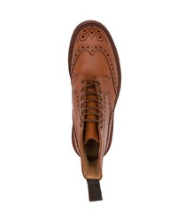 Tricker's Perforated Design Leather Boots