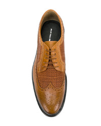 Ps By Paul Smith Budapester Woven Panel Brogues