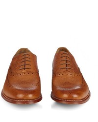 Grenson Dylan Grained Leather Brogues