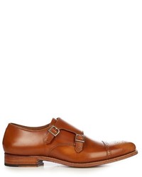 Grenson Ellery Double Monk Strap Leather Shoes