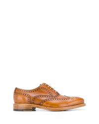 Berwick Shoes Perforated Detail Oxford Shoes