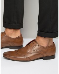 Base London Sew Leather Oxford Brogue Shoes