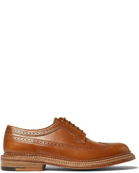 Grenson Sid Triple Welted Leather Wingtip Brogues