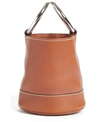 Simon Miller Bonsai Pebbled Leather Bucket Bag Brown