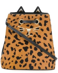 Charlotte Olympia Feline Bucket Shoulder Bag