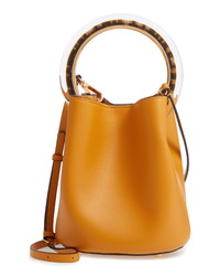 Marni Pannier Leather Bucket Bag