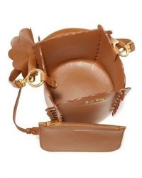 Miu Miu Scalloped Leather Bucket Bag