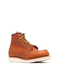 Red Wing Shoes Chunky Lace Up Leather Boots
