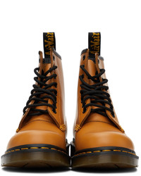 Dr. Martens Orange 1460 Lace Up Boots