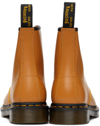 Dr. Martens Orange 1460 Lace Up Boots