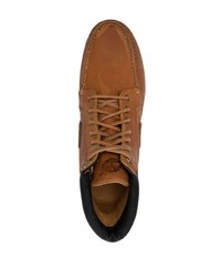 Timberland Two Tone Lace Up Leather Boots