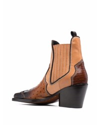 DSQUARED2 Cilian Panelled Ankle Boots