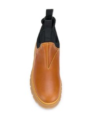 Prada Panelled Slip On Boots