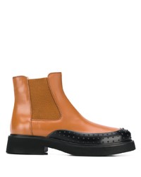 Tod's Pebble Detail Ankle Boots