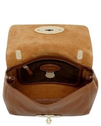 Mulberry Lily Convertible Leather Crossbody Clutch Brown