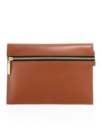 Victoria Beckham Small Leather Zip Pouch