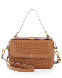 Twelfth St. By Cynthia Vincent 12th Street By Cynthia Vincent Leila Woven Double Zip Crossbody Bag Tobacco