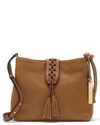 Vince Camuto Ancel Leather Crossbody Bag Brown