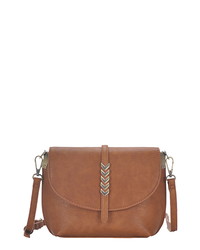 ANTIK KRAFT Arrow Faux Leather Crossbody Bag