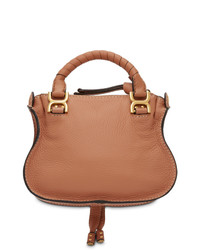 Chloé Brown Mini Marcie Double Shoulder Bag