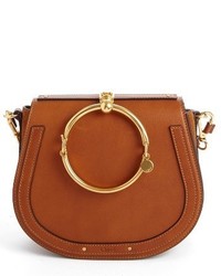 Chloé Chloe Medium Nile Leather Bracelet Saddle Bag