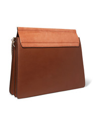 Chloé Faye Medium Leather And Suede Shoulder Bag