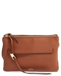Vince Camuto Gally Leather Crossbody Bag Brown