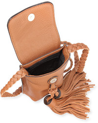 Rebecca Minkoff Isobel Leather Phone Crossbody Bag Almond