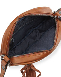 Cynthia Rowley Jenny Faux Leather Crossbody Bag Nutmeg