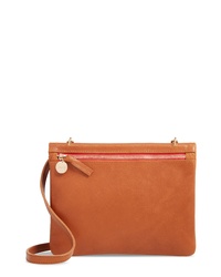 Clare V. Jumelle Leather Crossbody Bag