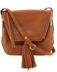 Kooba Priscilla Tassel Leather Shoulder Bag Caramel