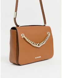 Love Moschino Shoulder Bag With Chain Hardware