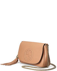 Gucci Soho Medium Crossbody Bag Beige