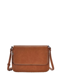 ANTIK KRAFT Stitch Faux Leather Crossbody Bag