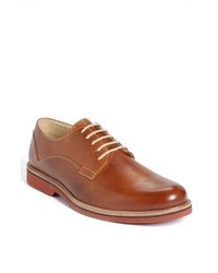 Tobacco Leather Derby Shoes