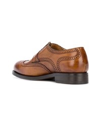 Berwick Shoes Embroidered Derby Shoes