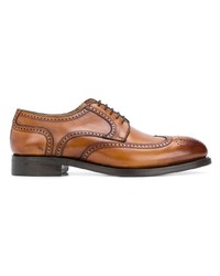 Berwick Shoes Embroidered Derby Shoes