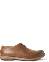 Marsèll Marsell Washed Leather Slip On Derby Shoes